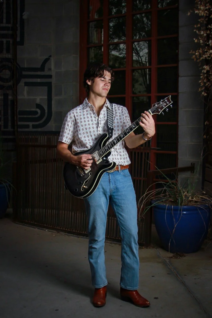 Jake Halter with guitar